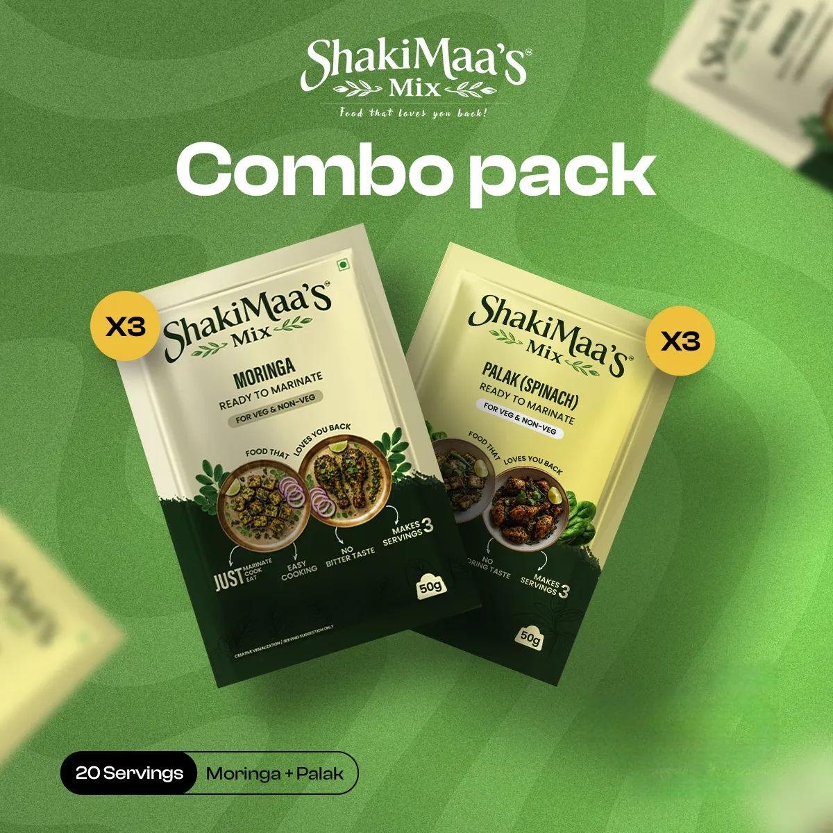 Moringa masala + Palak Masala combo