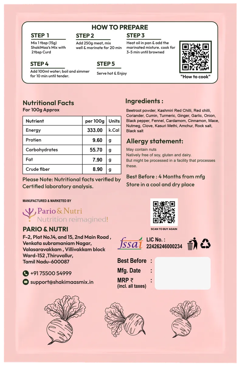 Beetroot Masala thumbnail 2